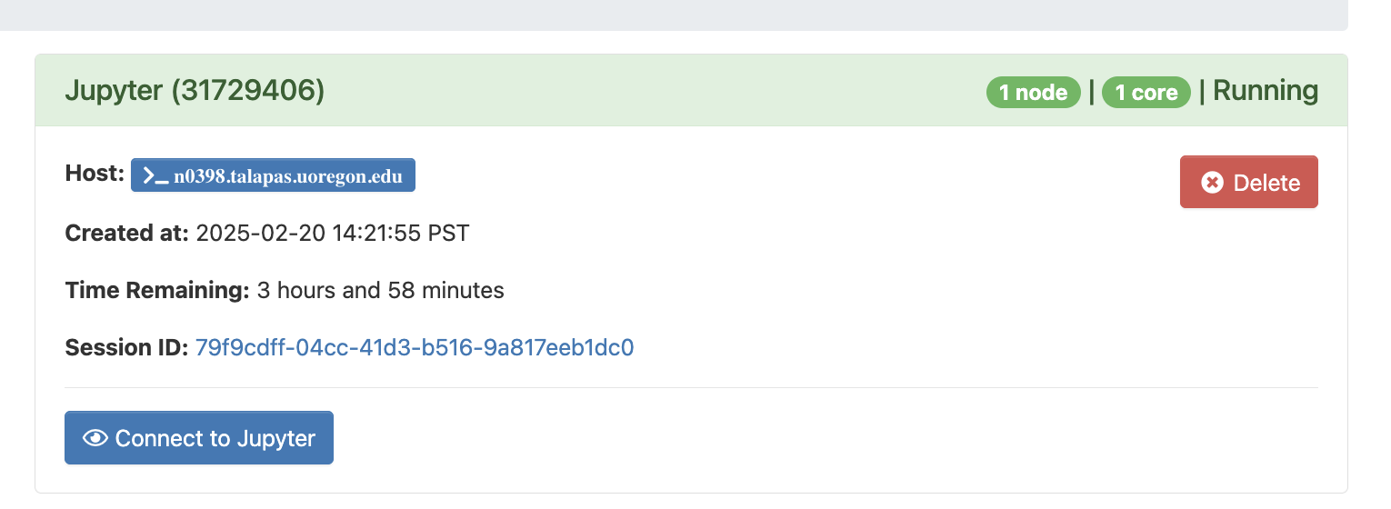 jupyter sessions