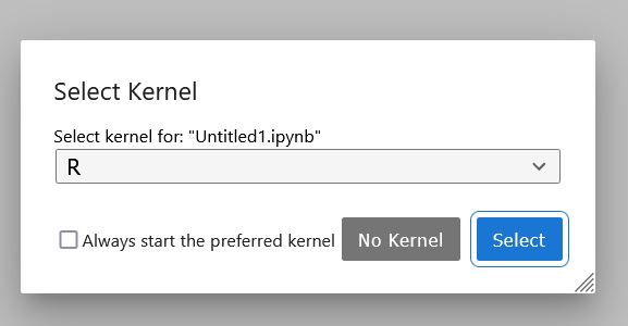 kernel selection