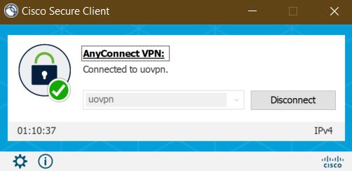 UO VPN Screenshot